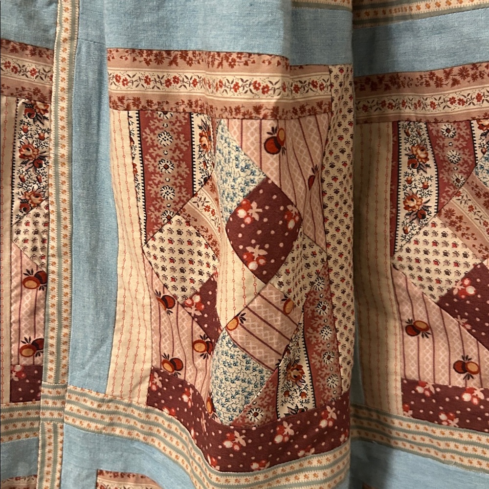 Ralph Lauren Patchwork Skirt Vintage RL County Authentic Dry Goods Collection. - Picture 3 of 4